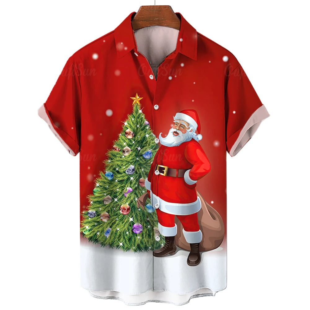 Рубашка Merry Christmas для мужчин, модный топ на пуговицах с коротким рукавом, мужская рубашка с принтом рождественской елки, мужская Одежда Xams, Повседневная Блузка
Рубашка Merry Christmas для мужчин, модный топ на пуговицах с коротким рукавом, мужская рубашка с принтом рождественской елки, мужская Одежда Xams, Повседневная Блузка