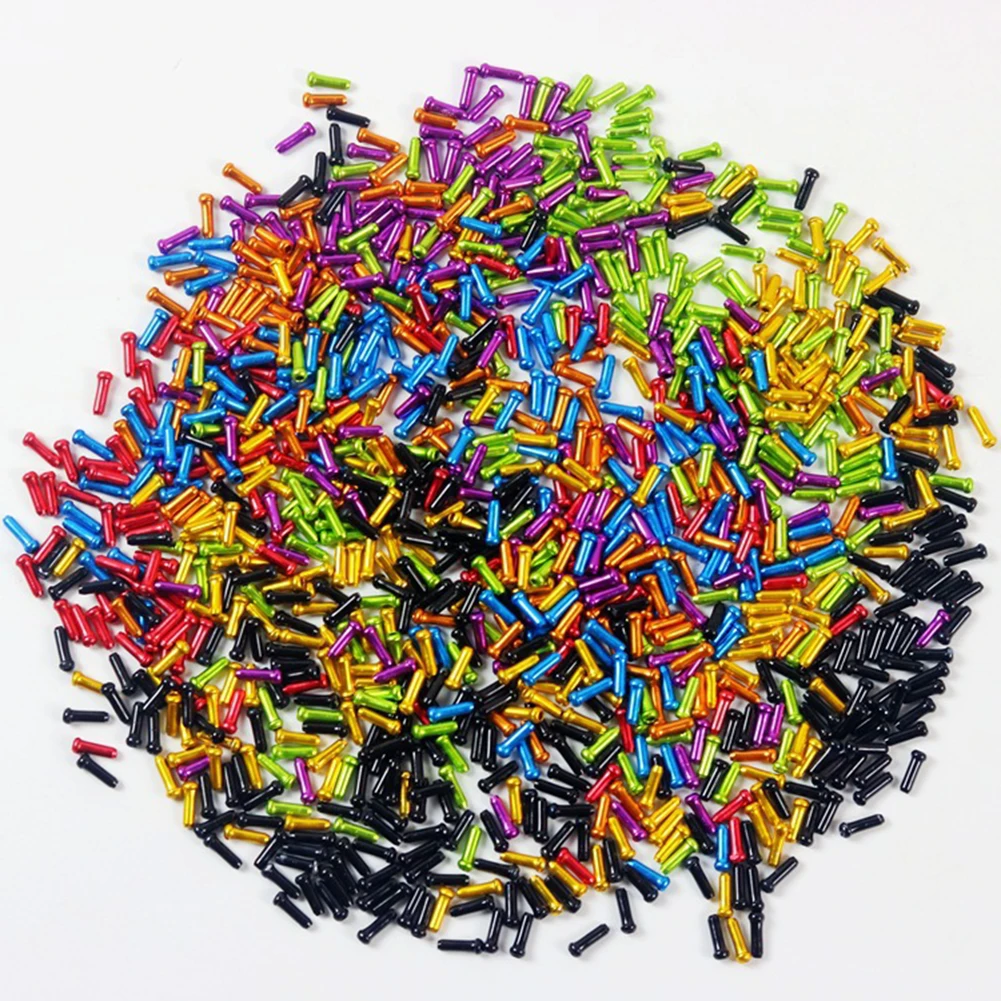 50Pcs Bicycle Cable End Cap Aluminum Alloy Brake Shifter Inner Cable Tips Crimps Mixed Color Brake Wire Protection Tail Cap
50Pcs Bicycle Cable End Cap Aluminum Alloy Brake Shifter Inner Cable Tips Crimps Mixed Color Brake Wire Protection Tail Cap