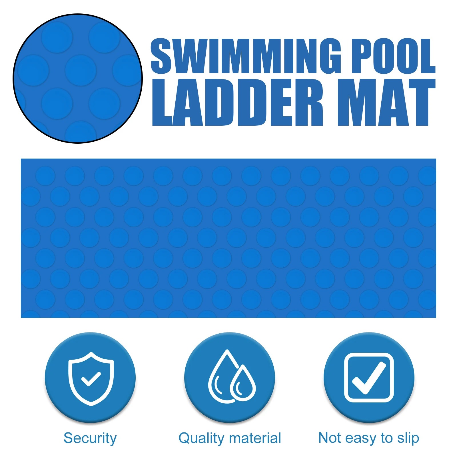 Swimming Pool Ladder Mat Wear Resistant Anti-Slip Foot Mat Protect Swimming Pool Ladder Safety Mat for Swimming Pool
Swimming Pool Ladder Mat Wear Resistant Anti-Slip Foot Mat Protect Swimming Pool Ladder Safety Mat for Swimming Pool