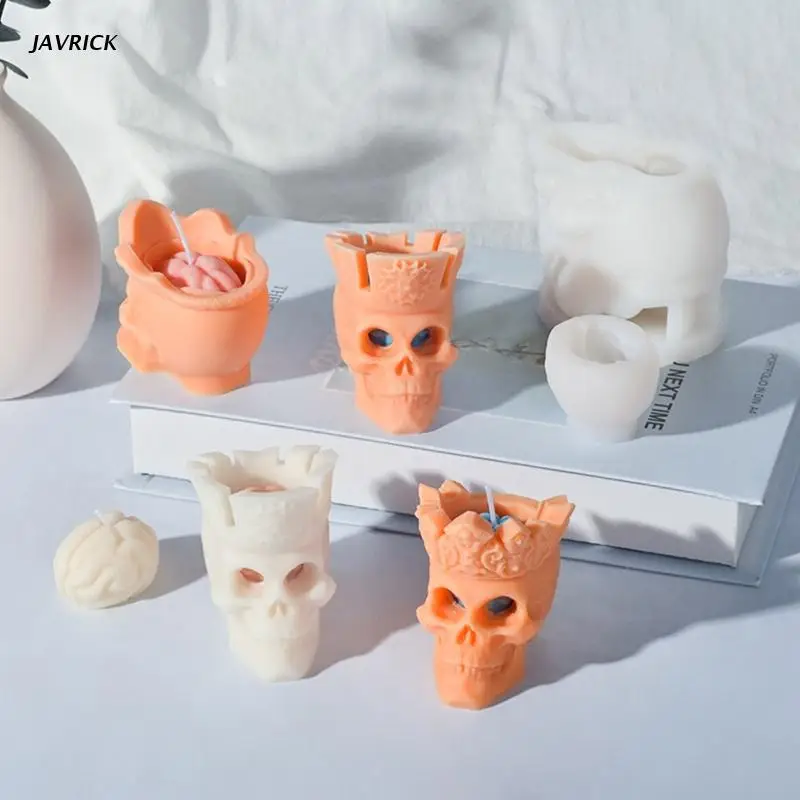 Halloween Split Skull 3D Candle Soap Mould DIY Candle Epoxy Mold Handmade Candles Aroma Wax Soap Molds for Decoration
Halloween Split Skull 3D Candle Soap Mould DIY Candle Epoxy Mold Handmade Candles Aroma Wax Soap Molds for Decoration
