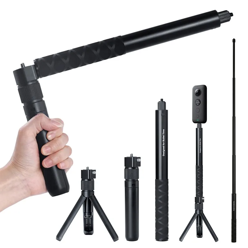 Insta360 Bullet Time Multifunction Rotation Handle Tripod Holder For Insta360 ONE X2/ONE R/One X Panoramic Camera Accessories
Insta360 Bullet Time Multifunction Rotation Handle Tripod Holder For Insta360 ONE X2/ONE R/One X Panoramic Camera Accessories
