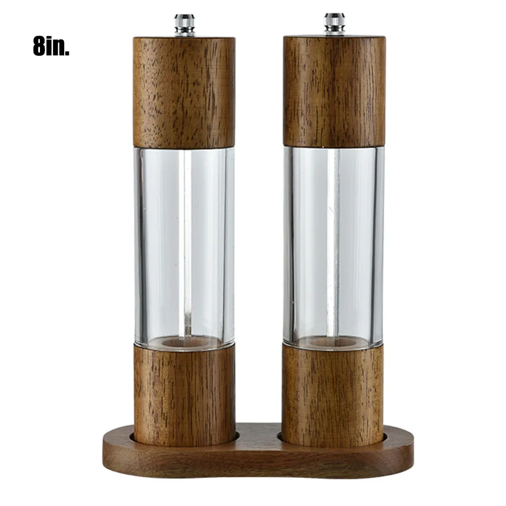 Мельницы для соли и перца из акрила и дерева
Мельницы для соли и перца из акрила и дерева