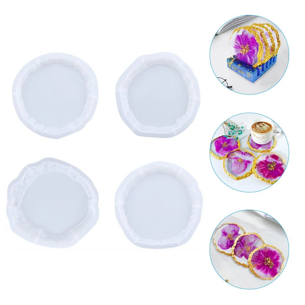 4pcs Cup Pad Mold Coaster Mold Cup Coaster Mold Diy Supplies Reusable Coaster Molds
4pcs Cup Pad Mold Coaster Mold Cup Coaster Mold Diy Supplies Reusable Coaster Molds