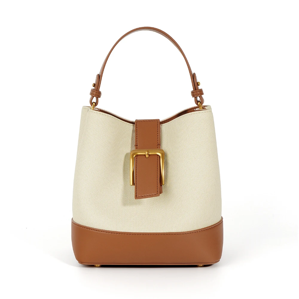Bucket Bags for Women Fashion Design Handbags Head Layer Cowhide Shoulder Crossbody Bag Real Leather Metal Square Buckle New
Bucket Bags for Women Fashion Design Handbags Head Layer Cowhide Shoulder Crossbody Bag Real Leather Metal Square Buckle New