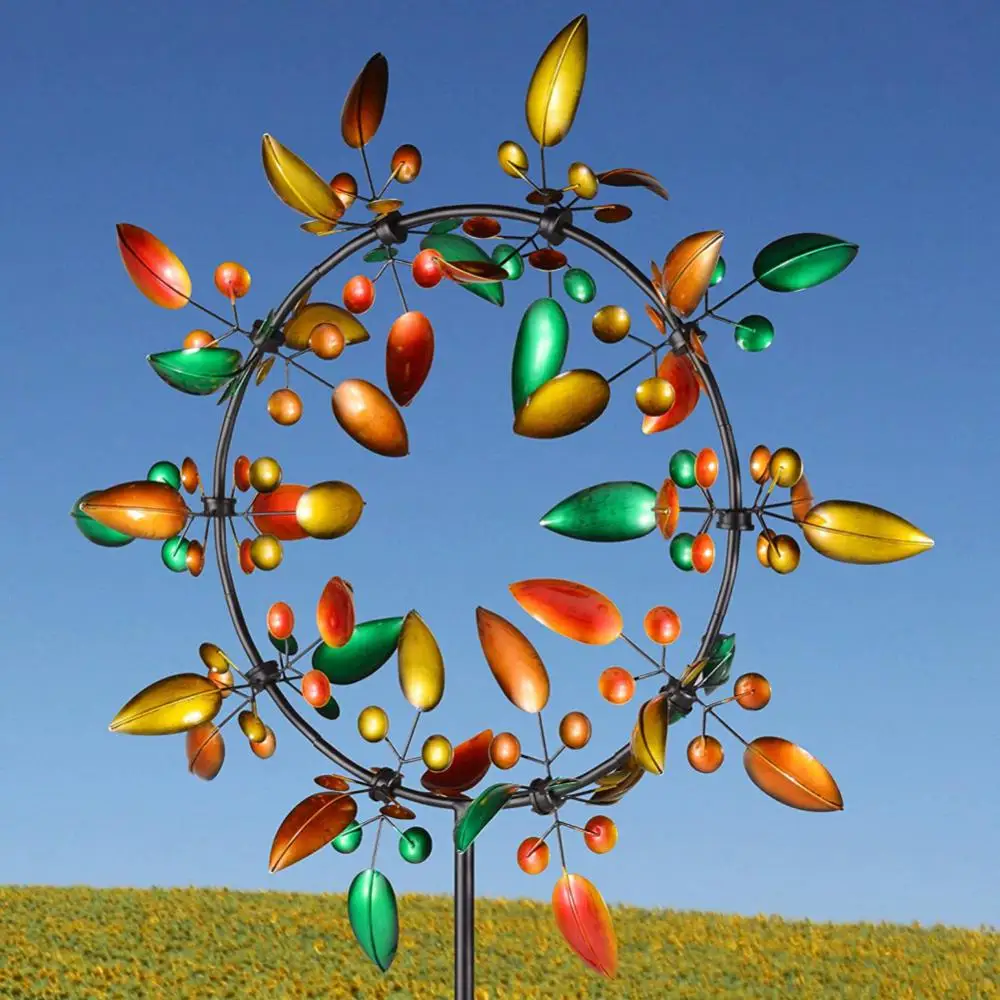 Garden Decoration Rainbow Color Wind Chimes Leaves Wind Chimes Personality Creative Windmill Ornaments Metal Crafts For Kids
Garden Decoration Rainbow Color Wind Chimes Leaves Wind Chimes Personality Creative Windmill Ornaments Metal Crafts For Kids