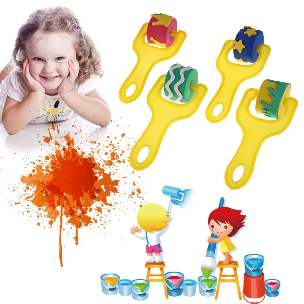 13.8 x 6 x 4cm 4pcs/set EVA Sponge Brush Painting Tool Early Childhood Education Graffiti Drawing Brush(Random Pattern)
13.8 x 6 x 4cm 4pcs/set EVA Sponge Brush Painting Tool Early Childhood Education Graffiti Drawing Brush(Random Pattern)