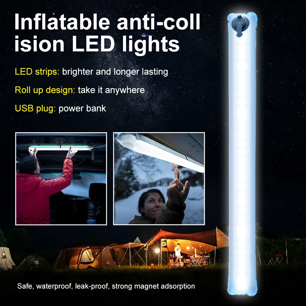 Inflatable Camping Lantern Portable Camping Light LED USB Rechargeable Lamp Outdoor Emergency Travel Lamp Car Trunk Light New
Inflatable Camping Lantern Portable Camping Light LED USB Rechargeable Lamp Outdoor Emergency Travel Lamp Car Trunk Light New