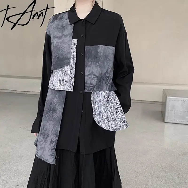 Tannt Women Skirt Irregular Color Matching Long Sleeves Blouse Tops Asymmetry Casual Loose Long Blouse Tops For Women 2023 New
Tannt Women Skirt Irregular Color Matching Long Sleeves Blouse Tops Asymmetry Casual Loose Long Blouse Tops For Women 2023 New