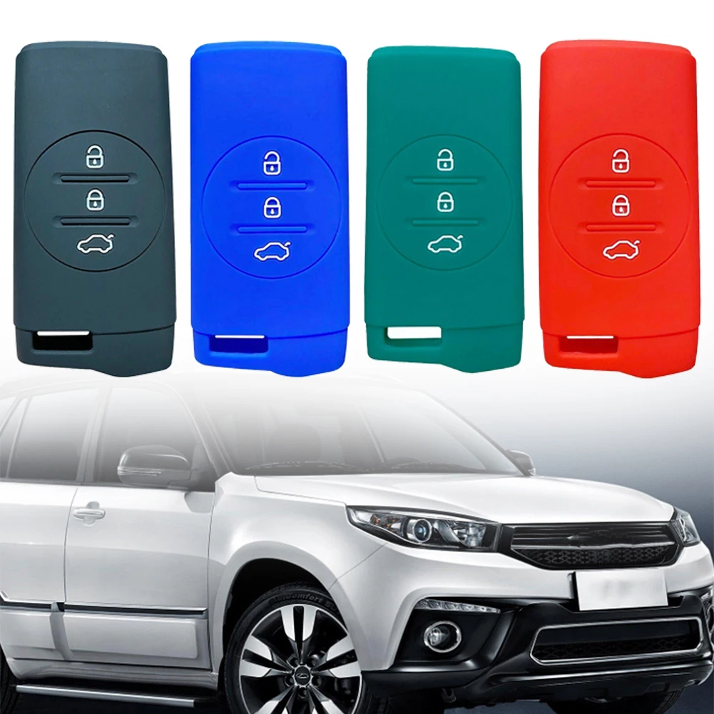 1pc 3 Button Remote Car Key Cover Black/Red/Blue/Green Silicone Key Case Shell For Chery For Tiggo 8 5 Pro 5x 7 Pro
1pc 3 Button Remote Car Key Cover Black/Red/Blue/Green Silicone Key Case Shell For Chery For Tiggo 8 5 Pro 5x 7 Pro
