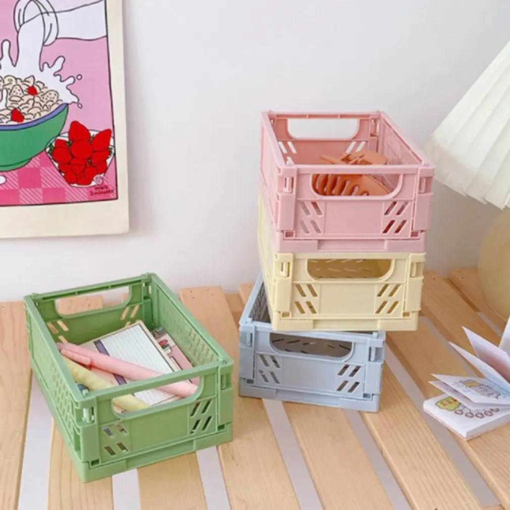 2022Hot Organizing Storage Baskets Case Folding Student Desktop Basket Tape Stationery Plastic Foldable Container Storage Box
2022Hot Organizing Storage Baskets Case Folding Student Desktop Basket Tape Stationery Plastic Foldable Container Storage Box