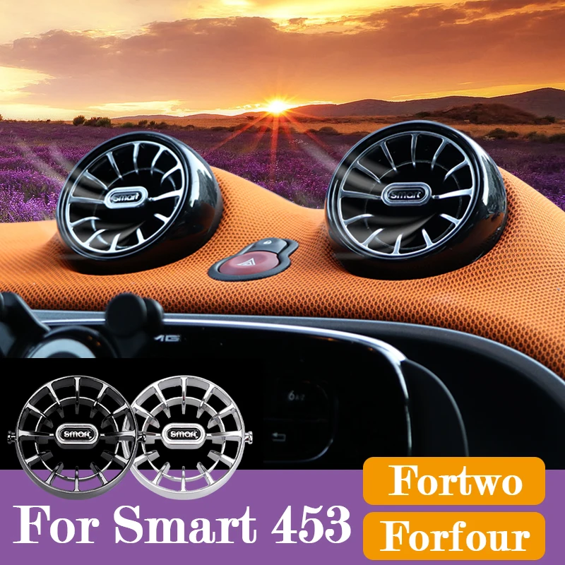 4Pcs Car Vortex Air Conditioner Outlet Modification Accessories For Mercedes Smart 453 Fortwo Forfour Interior Styling Products 
4Pcs Car Vortex Air Conditioner Outlet Modification Accessories For Mercedes Smart 453 Fortwo Forfour Interior Styling Products