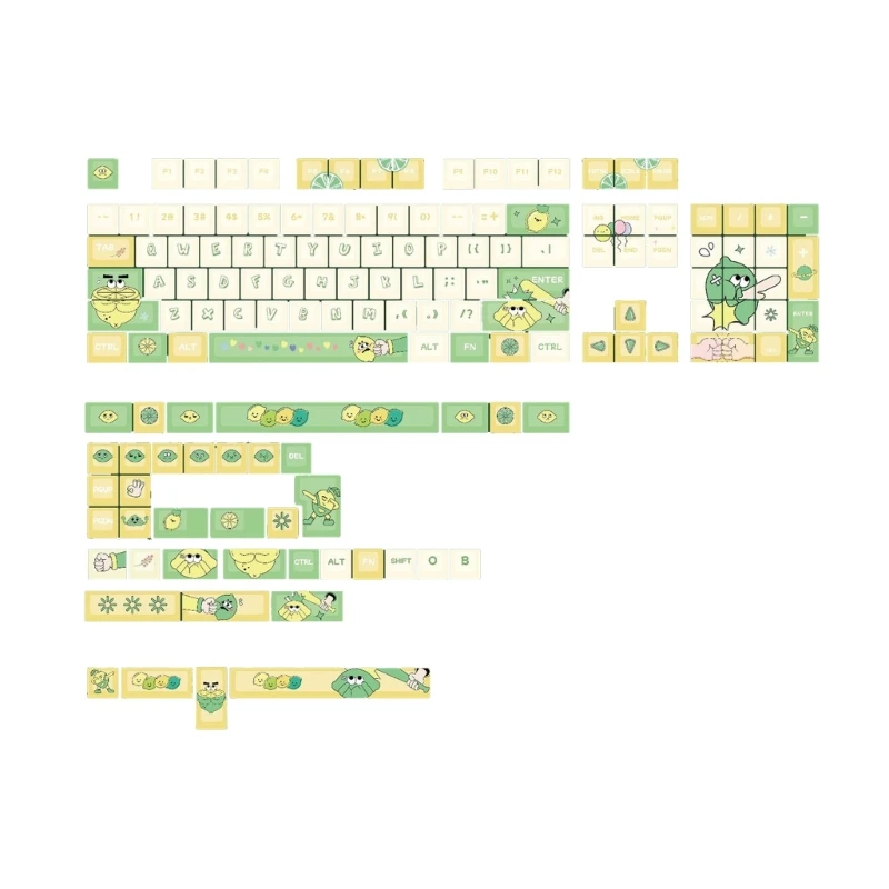 F3KE Lemon PBT-сублимационные клавиатуры, игровые клавиатуры с высокой твердостью, пользовательские клавиши
F3KE Lemon PBT-сублимационные клавиатуры, игровые клавиатуры с высокой твердостью, пользовательские клавиши