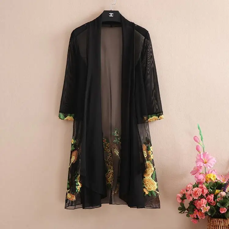 Middle-aged And Elderly 2022 New Women's Shawl Mid-length Stitching JacketFfive-Point Sleeve Ruffled Summer Shawl Cardigan.woma
Middle-aged And Elderly 2022 New Women's Shawl Mid-length Stitching JacketFfive-Point Sleeve Ruffled Summer Shawl Cardigan.woma