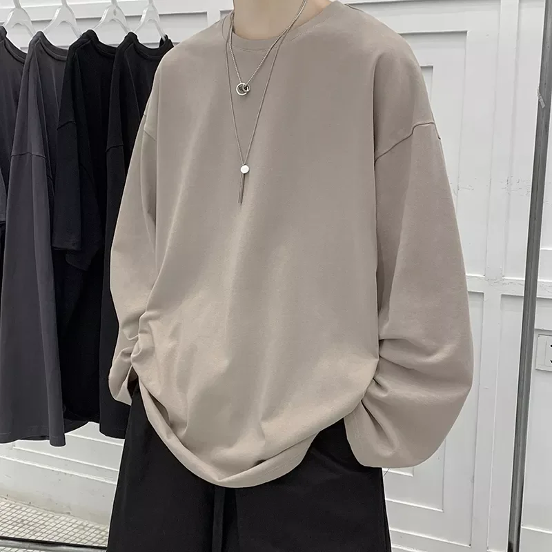 2022 new Sweatshirts Men Solid T Shirt Neutral Streetwear Fashion Women Korean Clothes Cotton Pullover Long Sleeve T-shirts Man
2022 new Sweatshirts Men Solid T Shirt Neutral Streetwear Fashion Women Korean Clothes Cotton Pullover Long Sleeve T-shirts Man