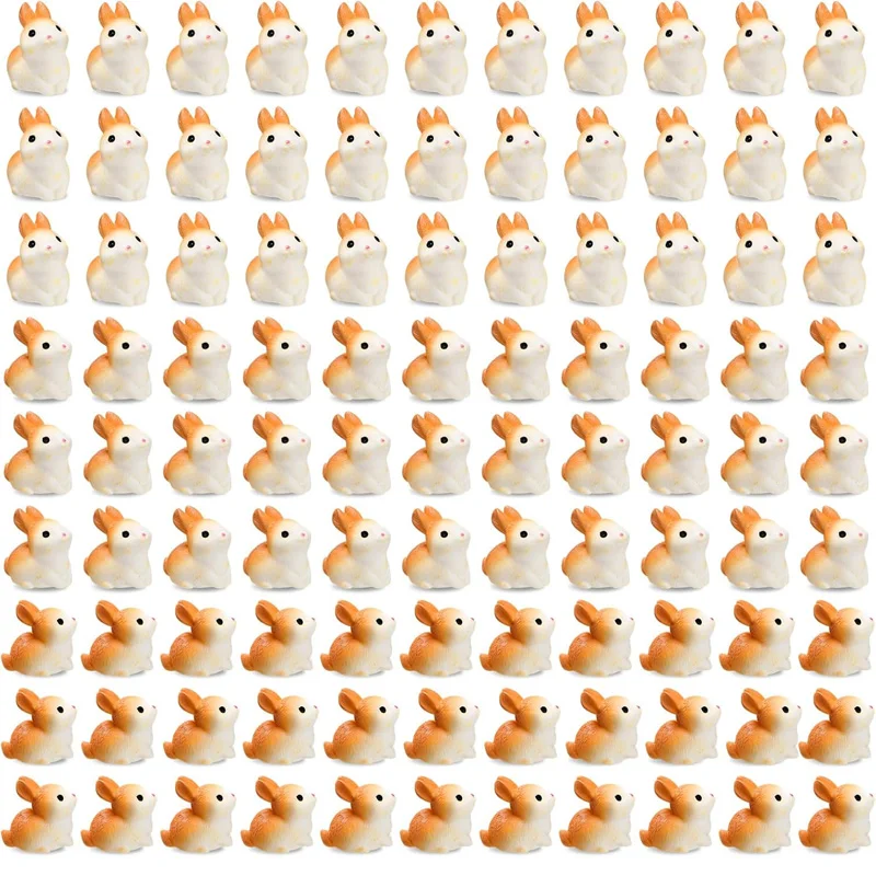 Мини-фигурки кроликов из смолы 
Мини-фигурки кроликов из смолы