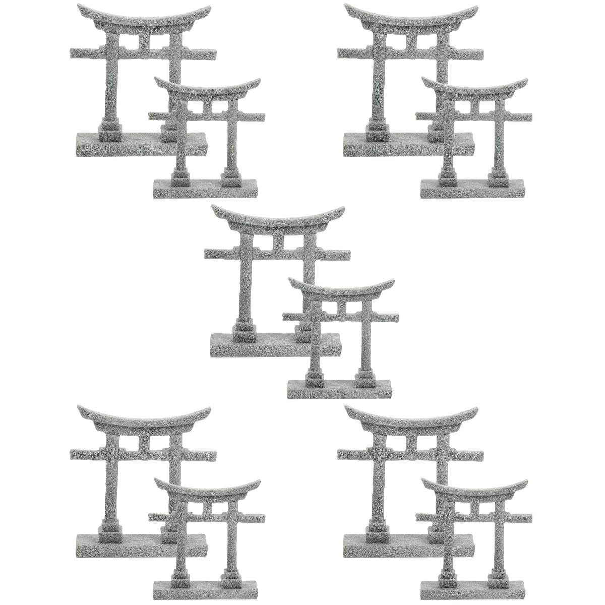 10 pcs Simulated Torii Gate Tank Aquarium Adorn Tank Decor Bonsai Decoration Stone Ornament
10 pcs Simulated Torii Gate Tank Aquarium Adorn Tank Decor Bonsai Decoration Stone Ornament