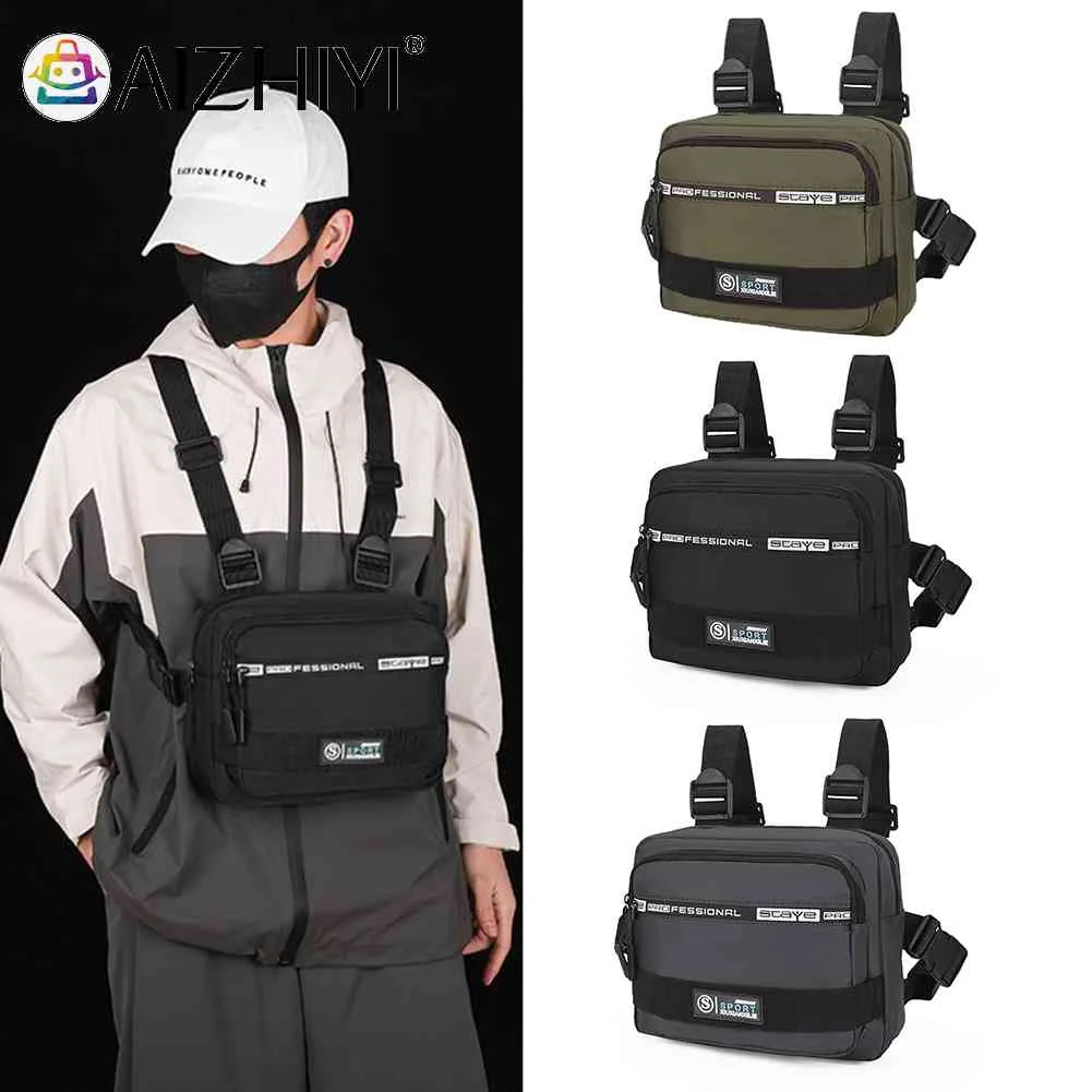 Men Molle Shoulder Vest Bags Adjustable Oxford Daily Messenger Bag Safe Multifunctional Portable Lightweight for Outdoor Camping
Men Molle Shoulder Vest Bags Adjustable Oxford Daily Messenger Bag Safe Multifunctional Portable Lightweight for Outdoor Camping