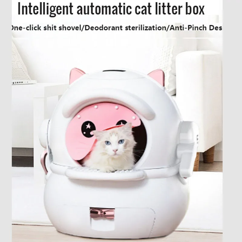Closed Sandbox Cat Litter Box Self Cleaning Auto Smart Animal Toilet Sand Box for Large Cats Anti-splash Articles for Pets Gift
Closed Sandbox Cat Litter Box Self Cleaning Auto Smart Animal Toilet Sand Box for Large Cats Anti-splash Articles for Pets Gift