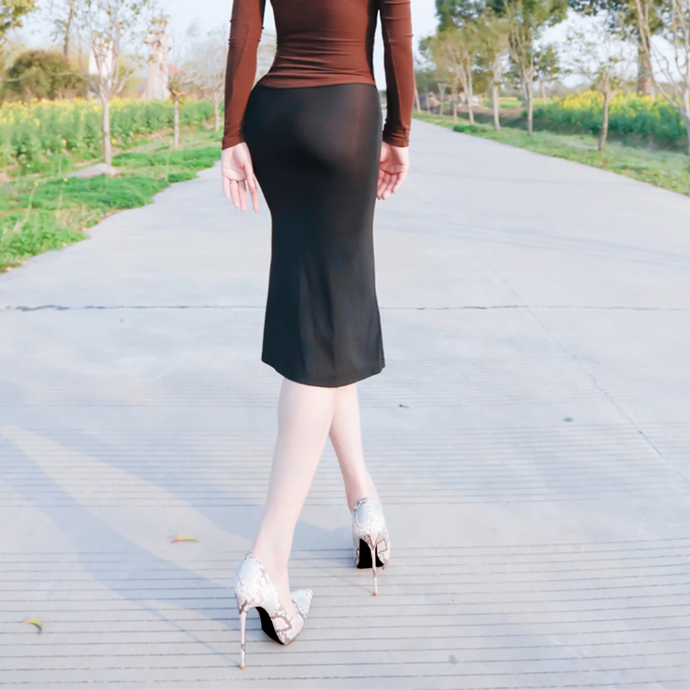 Womens Sheer Ultra-thin Long Skirts Sexy See Through Bodycon Party Clubwear Semi Transparent Skirts Nylon Breathable Dress
Womens Sheer Ultra-thin Long Skirts Sexy See Through Bodycon Party Clubwear Semi Transparent Skirts Nylon Breathable Dress