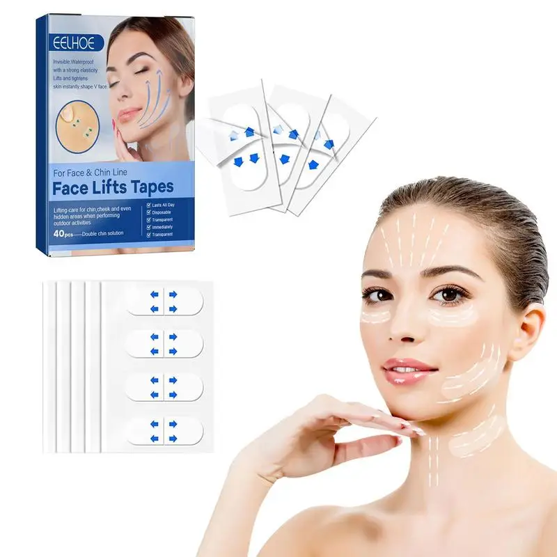 40pcs Invisible Thin Face Stickers V-Shape Face Facial Line Wrinkle Sagging Skin Face Lift Up Fast Chin Adhesive Tape
40pcs Invisible Thin Face Stickers V-Shape Face Facial Line Wrinkle Sagging Skin Face Lift Up Fast Chin Adhesive Tape
