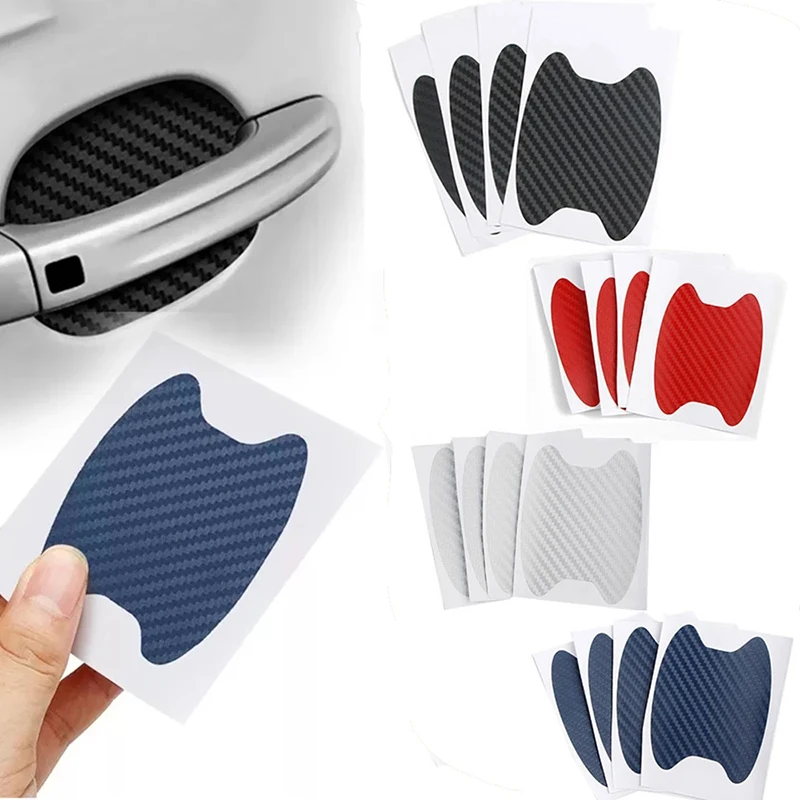 Car Door Handle 4PCS A Set Carbon Fiber Texture Cup Scratch Protective Stickers Exterior Waterproof Auto Door Bowl Stickers
Car Door Handle 4PCS A Set Carbon Fiber Texture Cup Scratch Protective Stickers Exterior Waterproof Auto Door Bowl Stickers