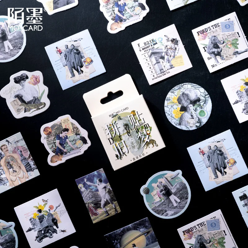 46 Pcs Paper Sticker Set Retro Vintage Character Stickers Diy Label For Scrapbooking Gift Packing Art Craft
46 Pcs Paper Sticker Set Retro Vintage Character Stickers Diy Label For Scrapbooking Gift Packing Art Craft