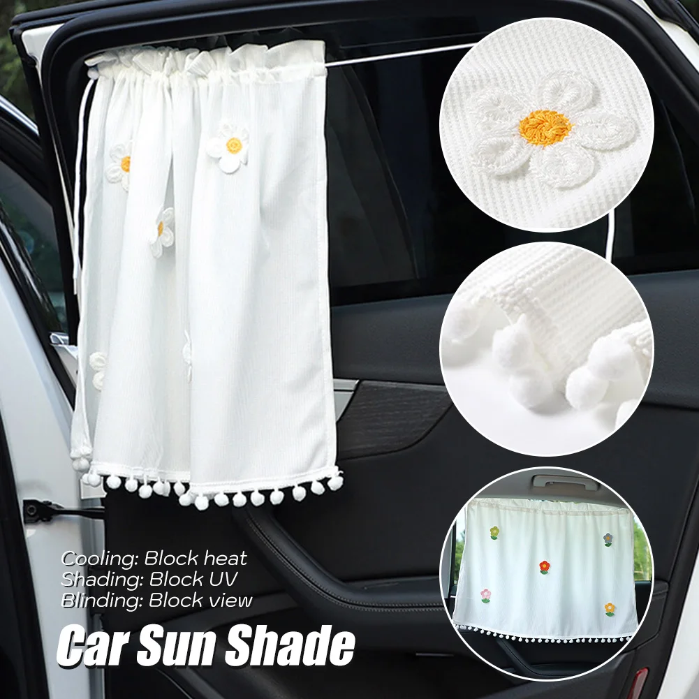 Car Sunshade UV Protection Side Window Curtain Shade Suction Cup Tassel Window Cover Sun Protection Universal Auto Accessories
Car Sunshade UV Protection Side Window Curtain Shade Suction Cup Tassel Window Cover Sun Protection Universal Auto Accessories