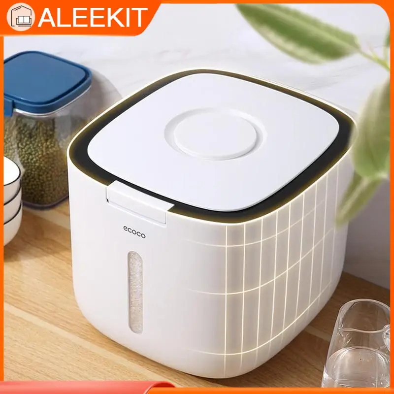 

Insect-Proof Rice Storage Box Moisture-Proof Rice Storage Box Sealed Rice Cylinder Mildew Flour Food Container Kitchen Accessory