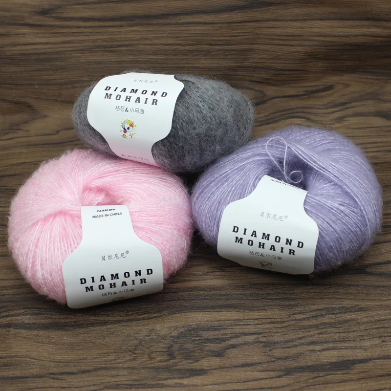 1pcs 25g/ball Diamond Mohair Hand-Woven Fine Wool Baby Sweater Scarf Shawl Scarf Colorful Gradient Wool Knitting Wool Yarn
1pcs 25g/ball Diamond Mohair Hand-Woven Fine Wool Baby Sweater Scarf Shawl Scarf Colorful Gradient Wool Knitting Wool Yarn