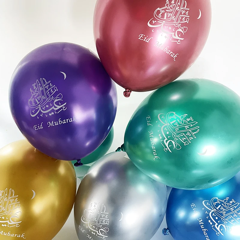 5/10pcs Eid Mubarak Latex Balloon Metal Balloons Ramadan Decoration Air Globos Ramadan Mubarak Muslim Islamic Party Decorations
5/10pcs Eid Mubarak Latex Balloon Metal Balloons Ramadan Decoration Air Globos Ramadan Mubarak Muslim Islamic Party Decorations