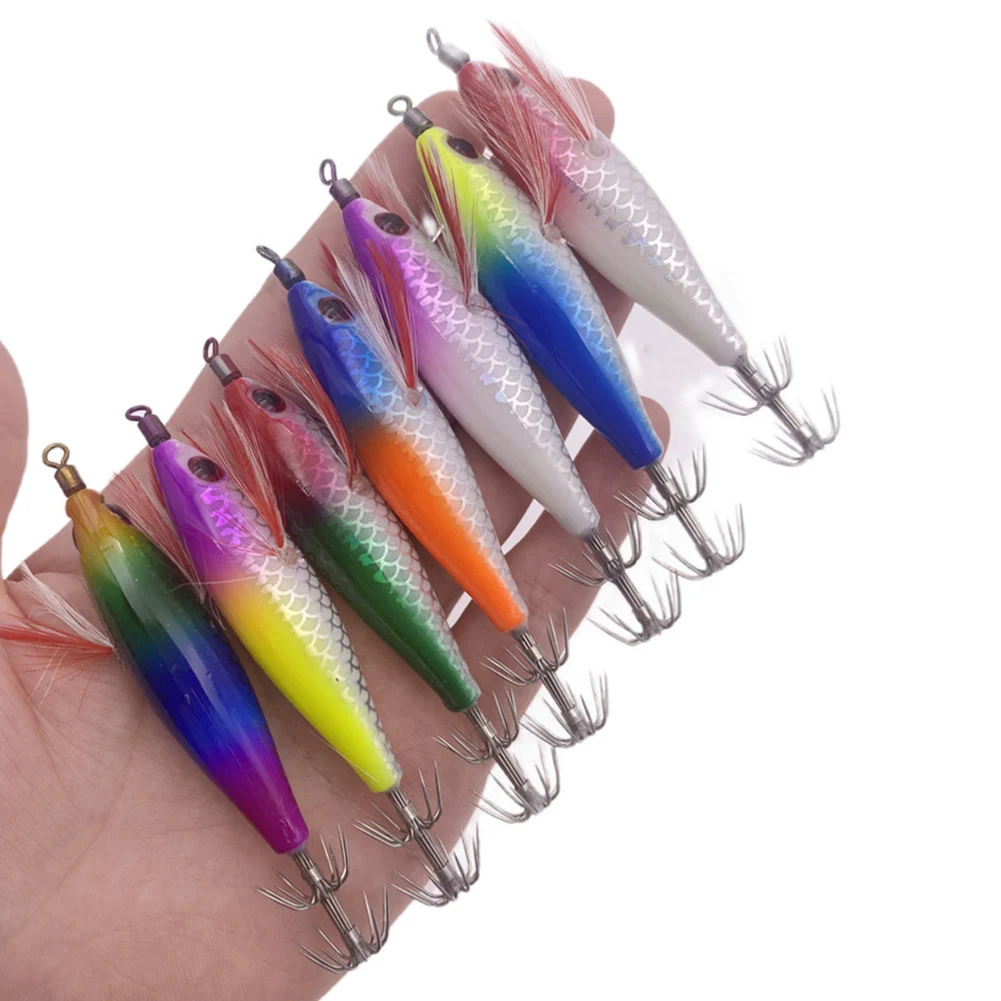 1pc Fishing Bait 8cm 5g Fish Lure Luminous Wooden Shrimp Squid Hook Artificial Bait Fish Hooks For Sea Fishing
1pc Fishing Bait 8cm 5g Fish Lure Luminous Wooden Shrimp Squid Hook Artificial Bait Fish Hooks For Sea Fishing