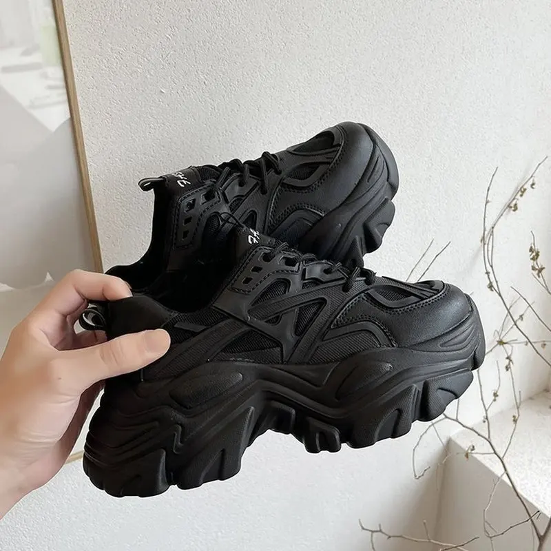 Женские белые кроссовки на шнуровке, новые черные массивные кроссовки для папы, Повседневная Вулканизированная обувь для женщин, 2022
Женские белые кроссовки на шнуровке, новые черные массивные кроссовки для папы, Повседневная Вулканизированная обувь для женщин, 2022