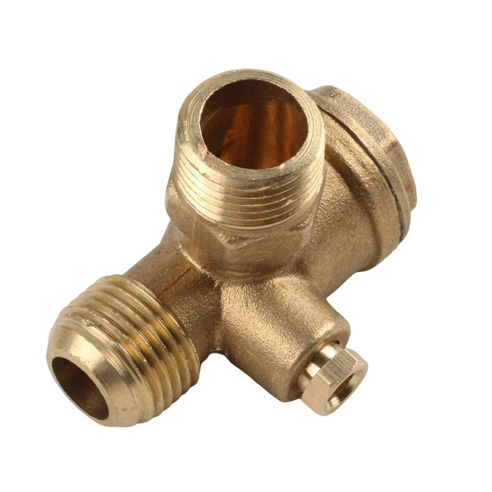 20mm Air Compressor 3-Port Brass Male Threaded Check Valve With Lock Cylinder Screw Connector For Direct Air Compressor Access
20mm Air Compressor 3-Port Brass Male Threaded Check Valve With Lock Cylinder Screw Connector For Direct Air Compressor Access