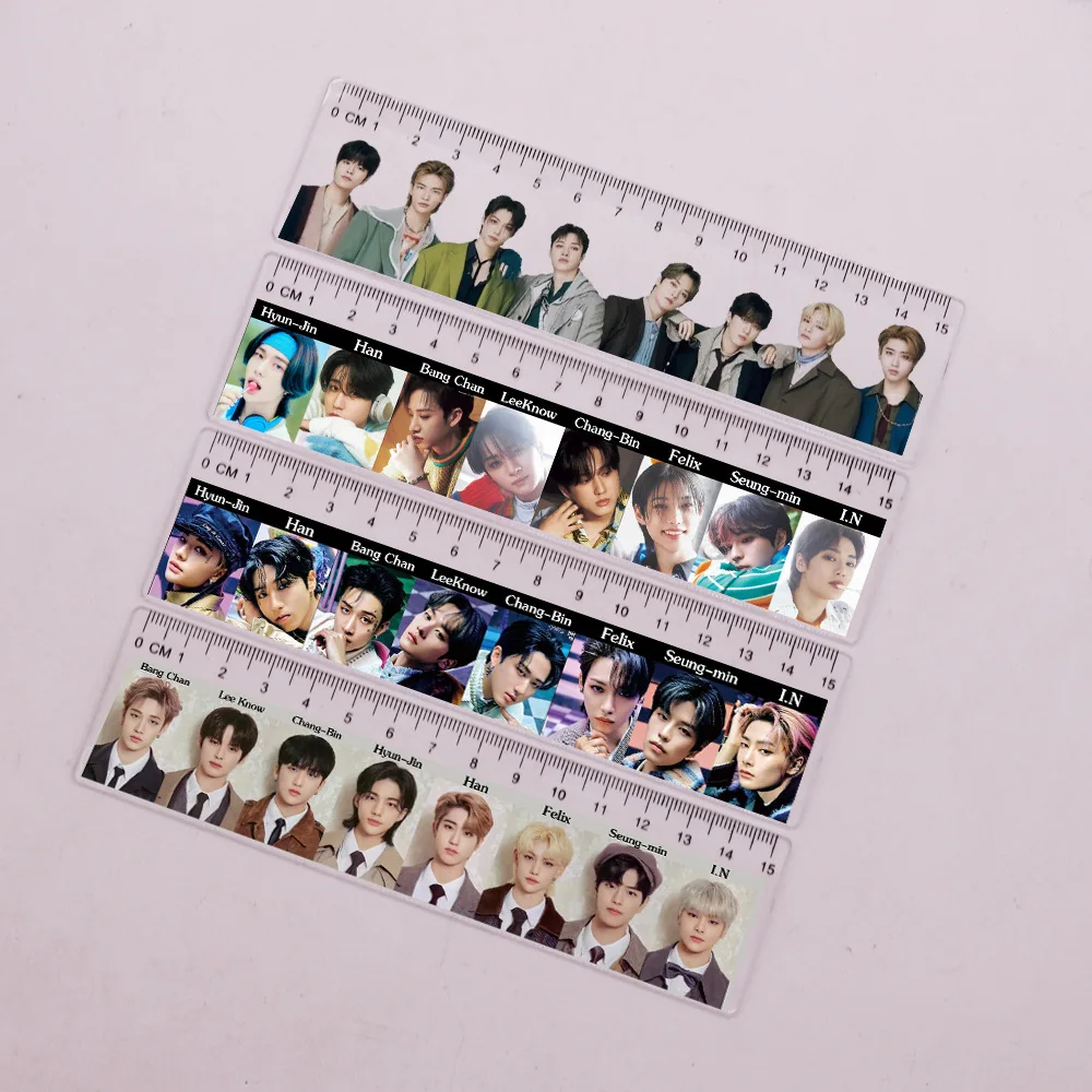 Kpop Stray Kids Acrylic Ruler Multifunctional Drawing Tools Student Measuring Straight Ruler Students Office Stationery
Kpop Stray Kids Acrylic Ruler Multifunctional Drawing Tools Student Measuring Straight Ruler Students Office Stationery