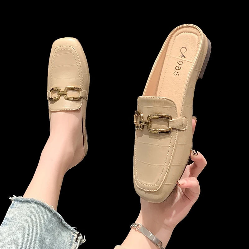 2022 New Fisherman Shoes Women Flats Casual Loafers Summer Shoes Chain Buckle Women Shoes Comfortable Mules Leather Slippers
2022 New Fisherman Shoes Women Flats Casual Loafers Summer Shoes Chain Buckle Women Shoes Comfortable Mules Leather Slippers