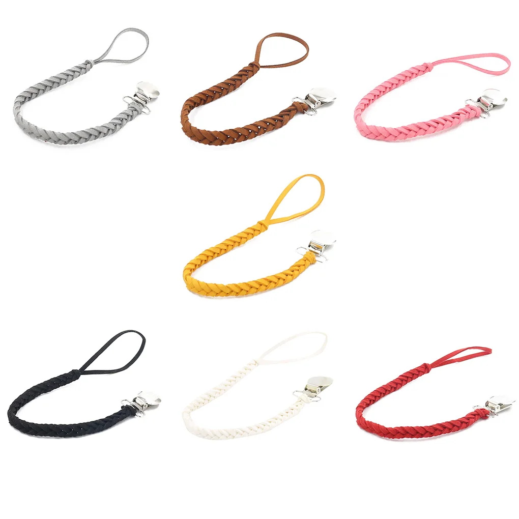 Woven Alloy Colorful Pacifier Chain Braided Clip Holder Baby Feeding Teether Accessories
Woven Alloy Colorful Pacifier Chain Braided Clip Holder Baby Feeding Teether Accessories
