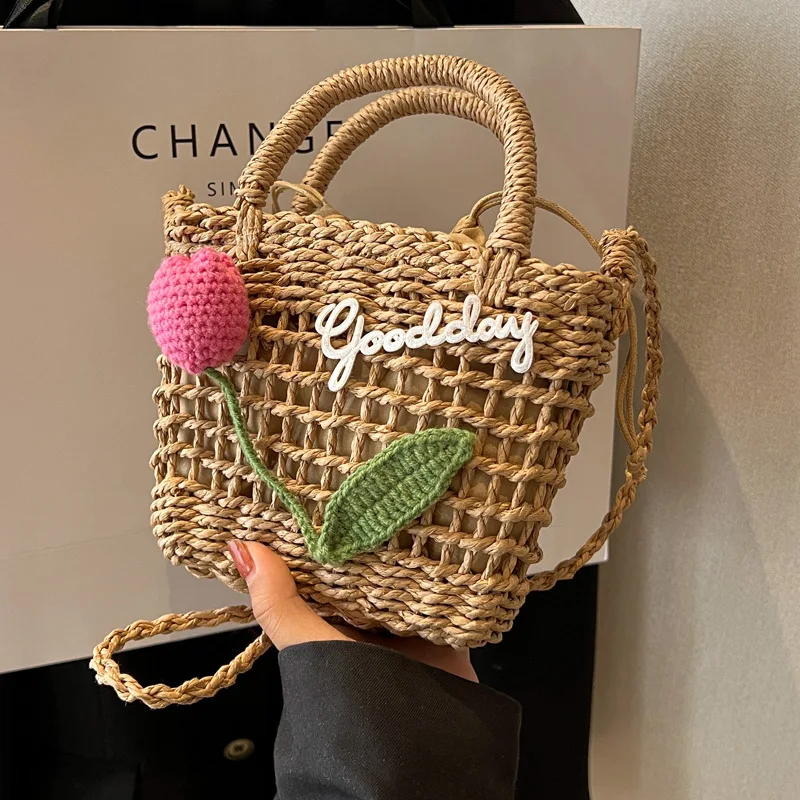 New 2023 Straw Weave Shoulder Messenger Cross Body Cute Bucket Mini Cute Lady Purses And Handbags
New 2023 Straw Weave Shoulder Messenger Cross Body Cute Bucket Mini Cute Lady Purses And Handbags