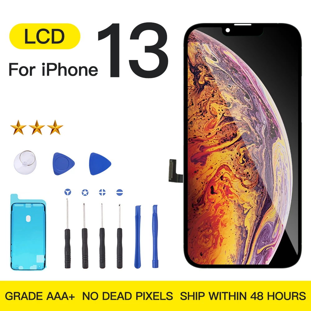 High Brightness True Color Screen LCD Display 3D Touch Applicable iPhone11 XS XR 12 13 Pro Max Screen Assembly iPhone7 7P 8P X 8 
High Brightness True Color Screen LCD Display 3D Touch Applicable iPhone11 XS XR 12 13 Pro Max Screen Assembly iPhone7 7P 8P X 8