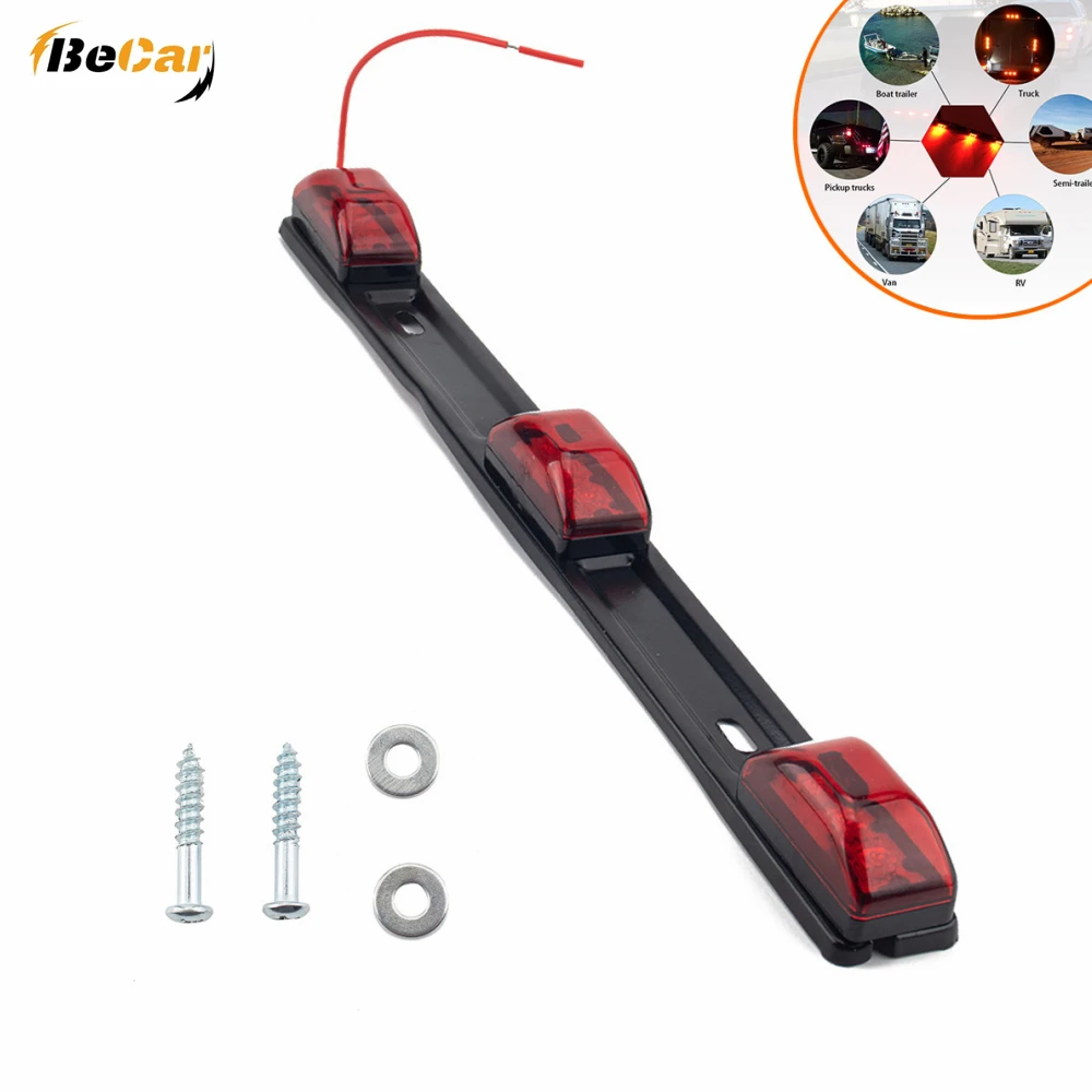 1/2/4 Pcs Red 9 LED Waterproof Tail Black Stainless Steel Bracket Warning Lamp for Car Truck Trailer Boat Identification Light
1/2/4 Pcs Red 9 LED Waterproof Tail Black Stainless Steel Bracket Warning Lamp for Car Truck Trailer Boat Identification Light