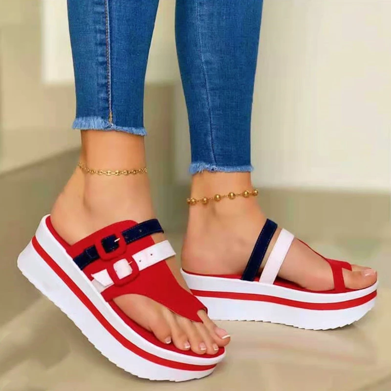 2022 New Women Female Slippers Shoes Color-Blocking Buckle Outdoor Sandals Casual Clip Toe Women Slide Slippers
2022 New Women Female Slippers Shoes Color-Blocking Buckle Outdoor Sandals Casual Clip Toe Women Slide Slippers