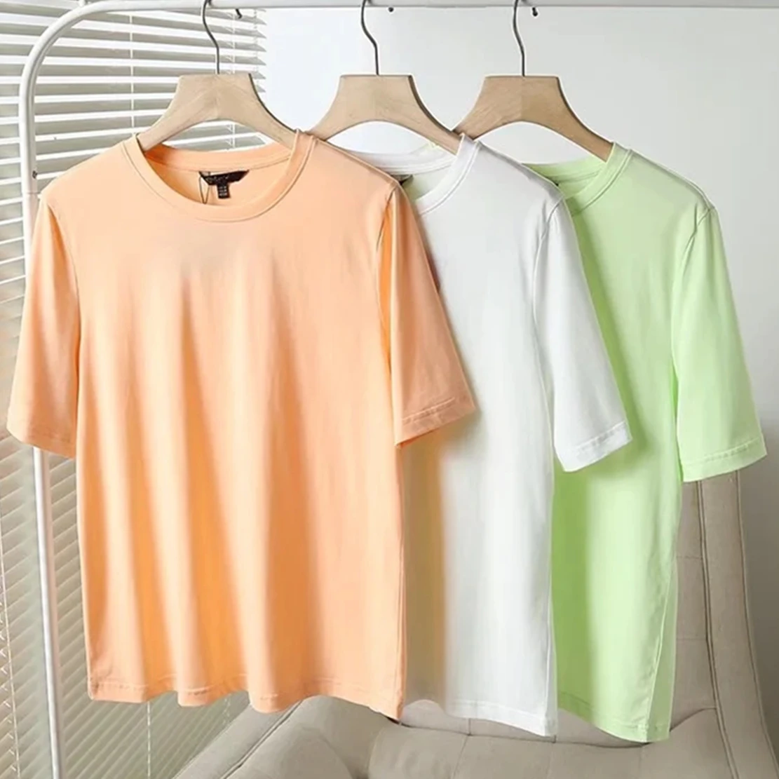 Dave&Di England Style Multicolor O-neck Loose Basic Tshirt Tops Cotton Tshirts Women Casual
Dave&Di England Style Multicolor O-neck Loose Basic Tshirt Tops Cotton Tshirts Women Casual