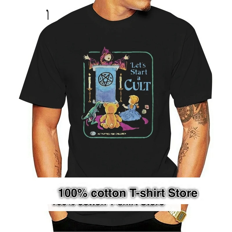 LetStart a Cult For Children Black T-Shirt S-3XL Comfortable t shirt Casual Short Sleeve Print tees cheap wholesale
LetStart a Cult For Children Black T-Shirt S-3XL Comfortable t shirt Casual Short Sleeve Print tees cheap wholesale