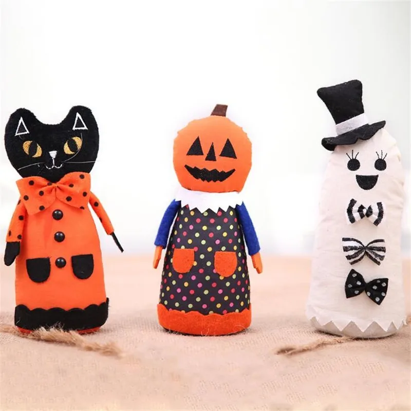 1pc New Halloween Fabric Doll Decoration Fabric Pumpkin Ghost Doll Dress Up Children's Gift Halloween Table Decoration Cute Toy 
1pc New Halloween Fabric Doll Decoration Fabric Pumpkin Ghost Doll Dress Up Children's Gift Halloween Table Decoration Cute Toy
