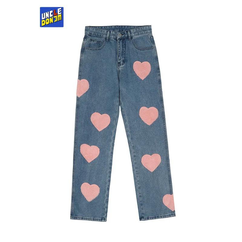 UNCLEDONJM High Street Harajuku jeans fashion streetwear mens loose jeans hip hop jeans kpop clothes straight leg jeans
UNCLEDONJM High Street Harajuku jeans fashion streetwear mens loose jeans hip hop jeans kpop clothes straight leg jeans