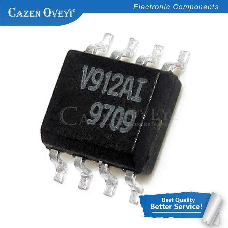 5pcs/lot TS912AIDT RAIL-RAIL 8 SOIC TS912AID 912 TS912A 912A TS912 912AI In Stock