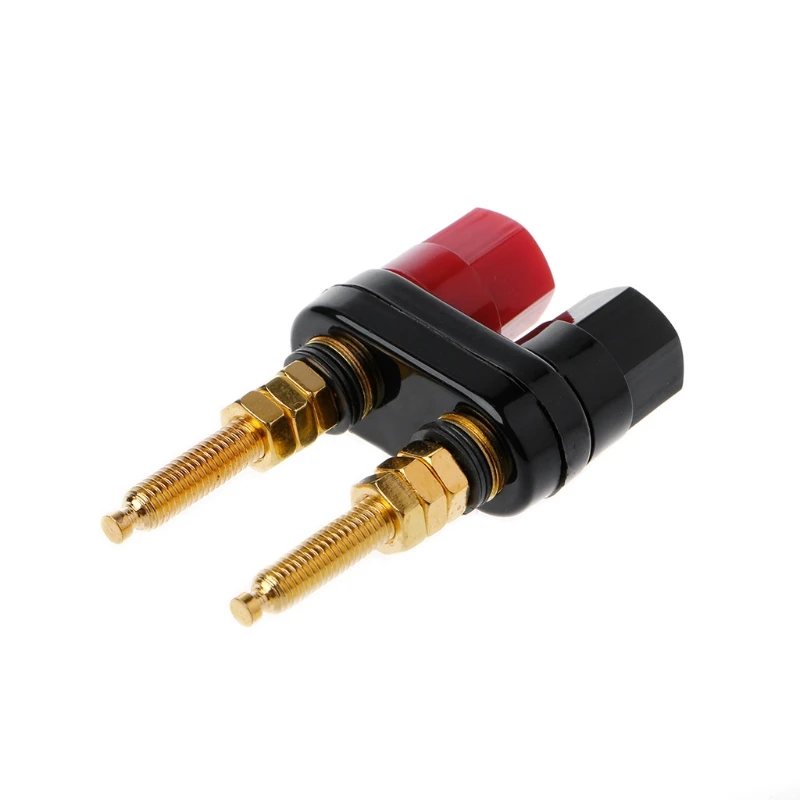 

2022 New Gold Plated Banana Plug Connector Speaker Amplifier Extended Terminal Binding Po