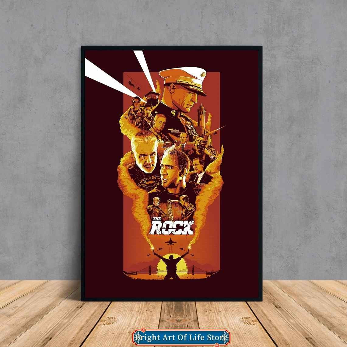 

Постер Фильма The Rock (1996), звезда, фото Обложка, фото печать, Декор для дома в квартире, настенная живопись (без рамки)