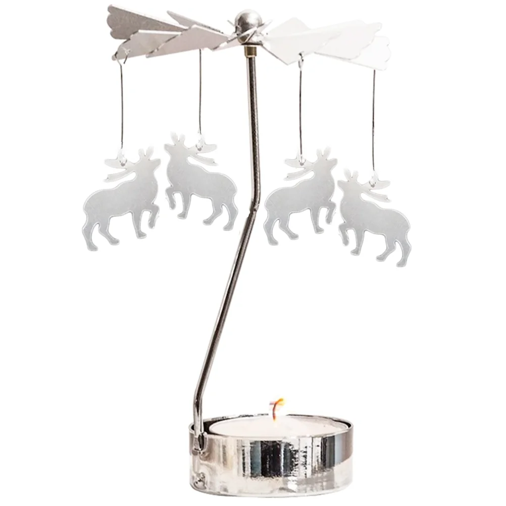 Holder Rotating Candlestick Rotary Christmas Carousel Romantic Table Centerpieces Tealight Decorative Light Tea Desktop Wedding
Holder Rotating Candlestick Rotary Christmas Carousel Romantic Table Centerpieces Tealight Decorative Light Tea Desktop Wedding