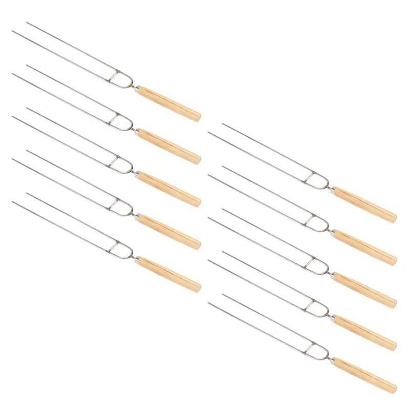 10Pcs Stainless Steel U- Shaped Barbecue Forks Fork Marshmallow Roasting Sticks Smores Skewers For Outdoor Grilling
10Pcs Stainless Steel U- Shaped Barbecue Forks Fork Marshmallow Roasting Sticks Smores Skewers For Outdoor Grilling