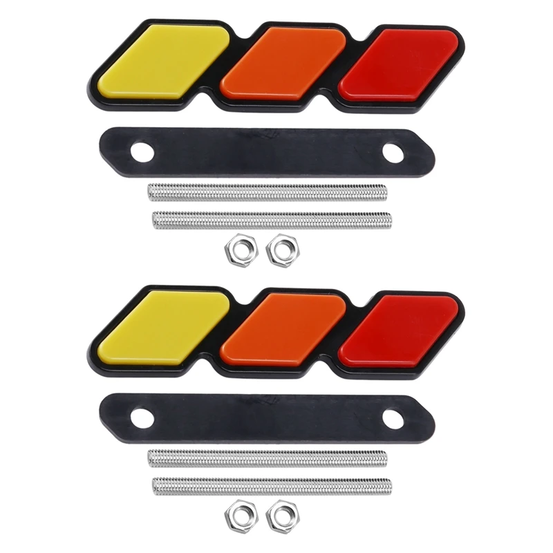 2X Tri-Color Front Grille Badge Emblem For Toyota Tacoma 4Runner Highlander RAV4
2X Tri-Color Front Grille Badge Emblem For Toyota Tacoma 4Runner Highlander RAV4